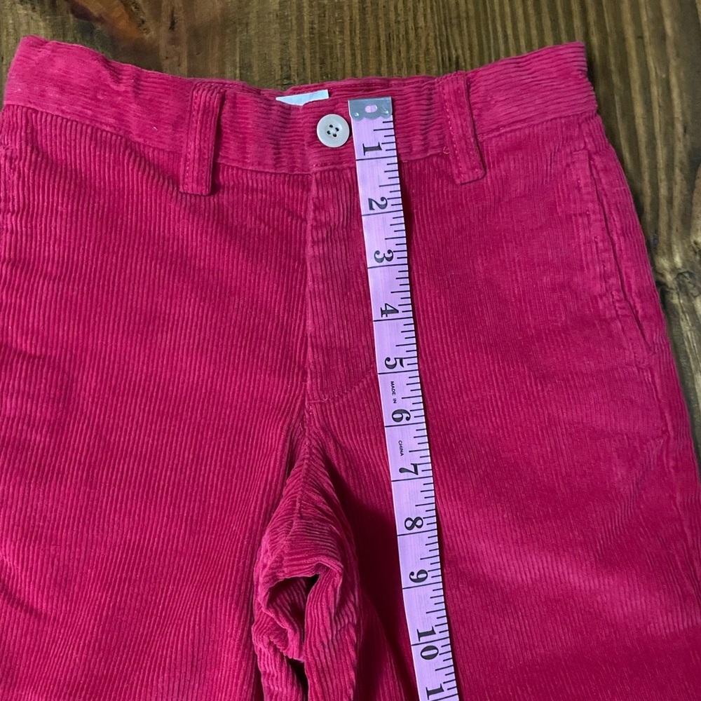 Vineyard Vines Red Corduroy Pants Adjustable Waist Boy 5 - Picture 10 of 13